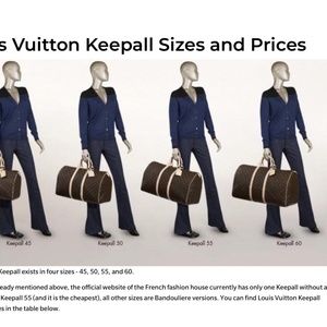 Louis Vuitton speedy 30, 35 and keepall 45 size comparison